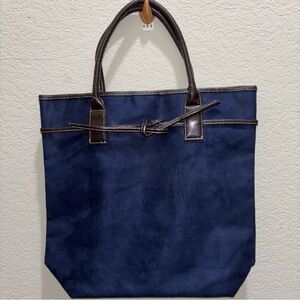 Navy Blue Tote Bag